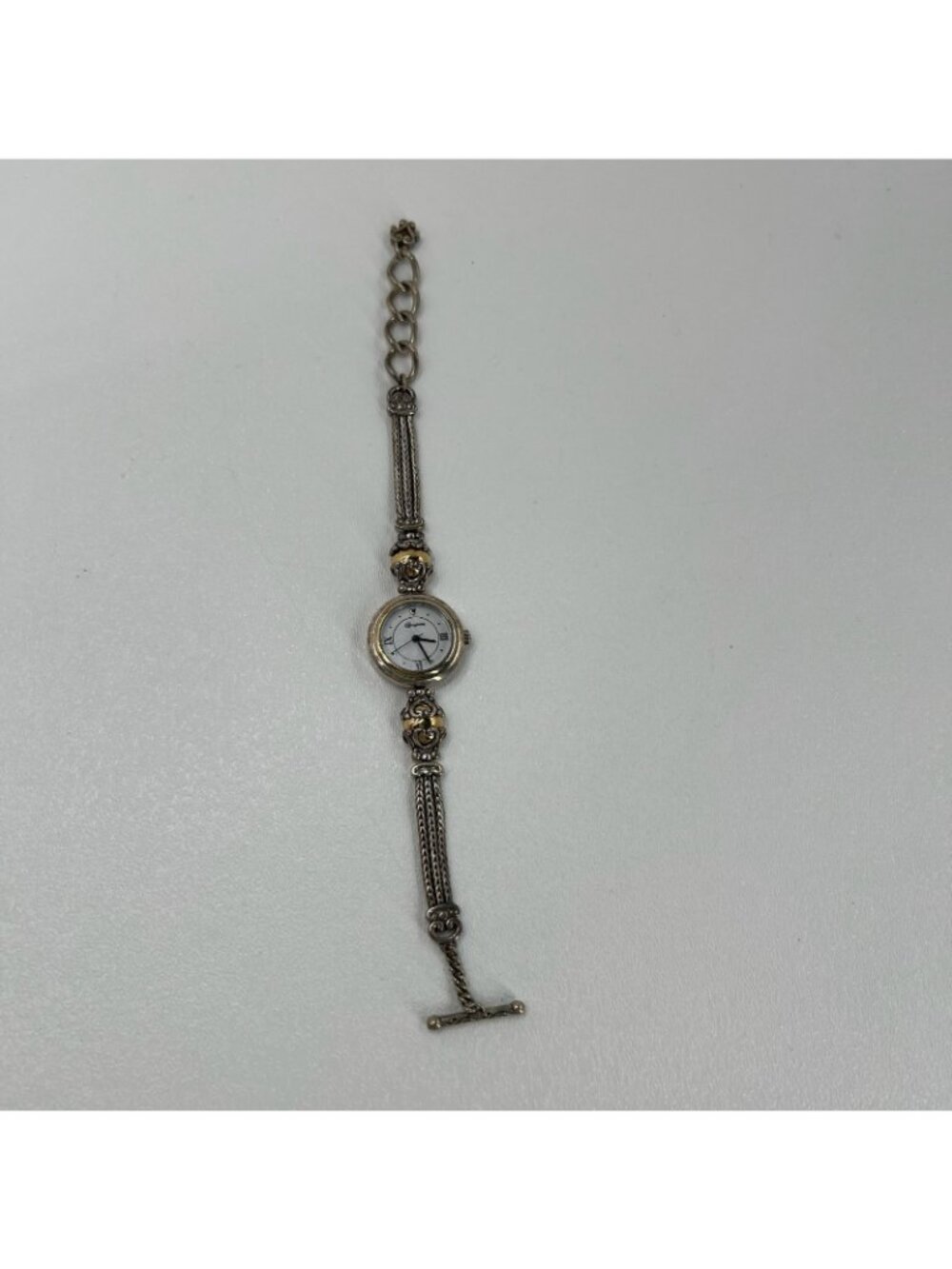 Brighton Del Sol Womens Watch Toggle Clasp Japan Movement Two Tone Silver Gold - Picture 3 of 11